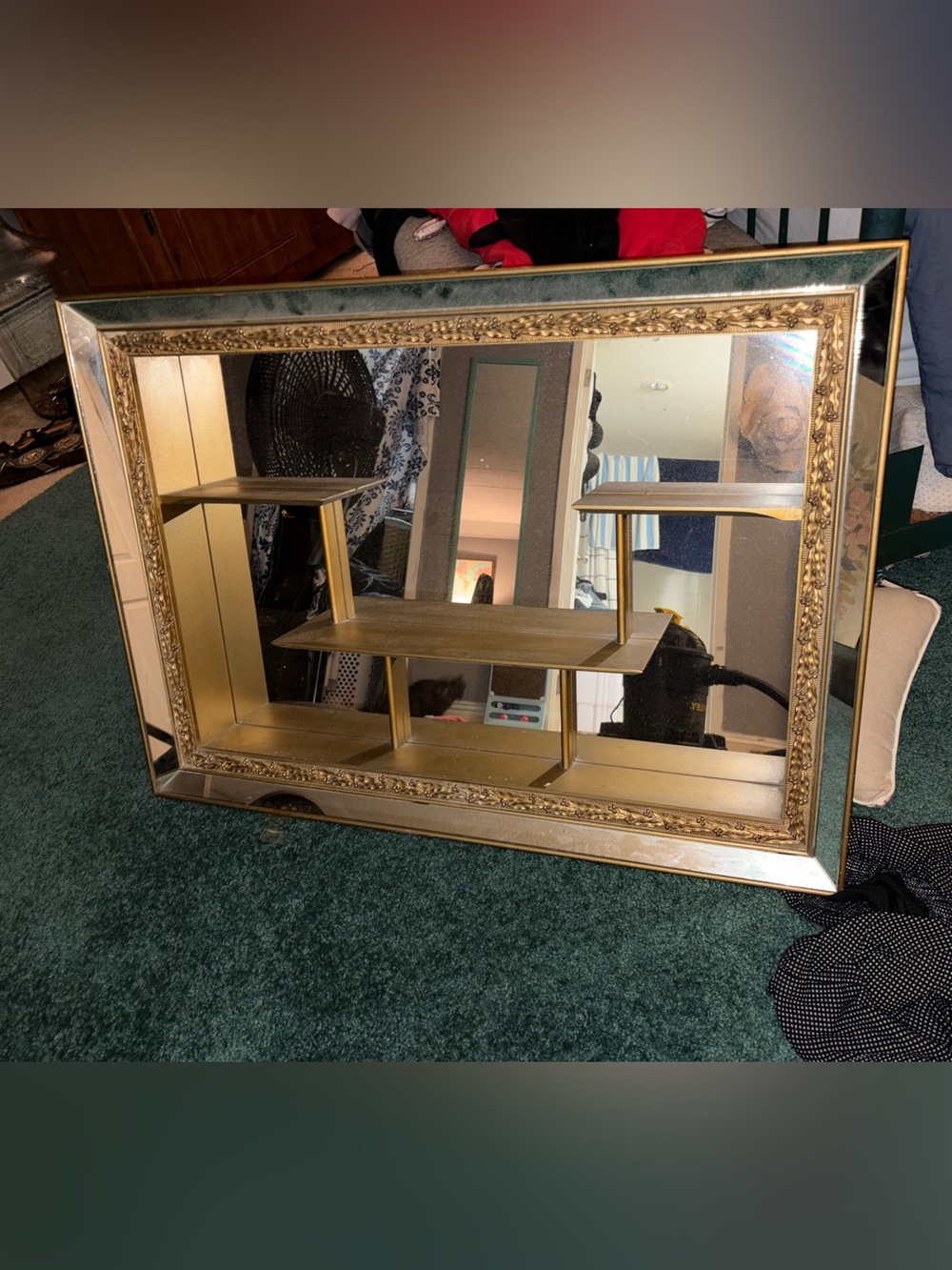 💨HURRY MCM 1930s Hollywood SHADOW BOX SHELF TAKING OFF 7 DAYS FINAL OFFERS NOW🎬